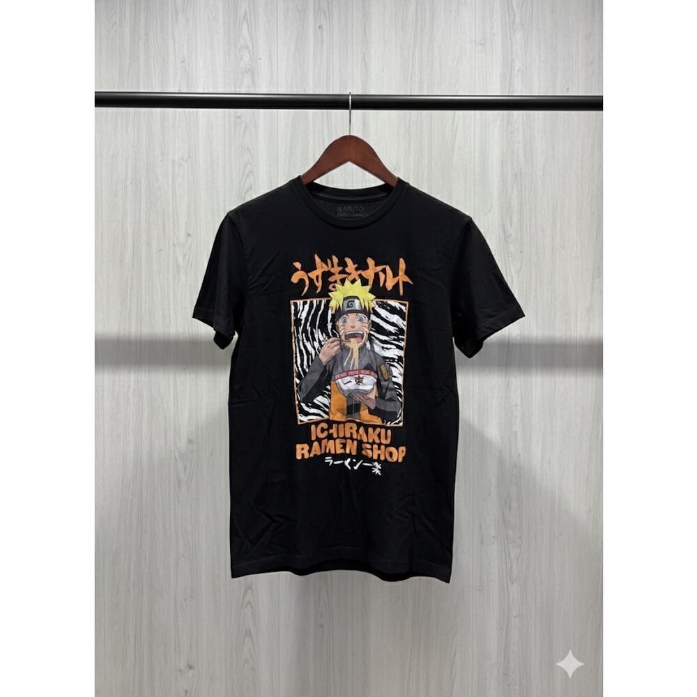 Bioworld Naruto Shippuden Collection Ichiraku Ramen Shop Graphic Tee Shirt L